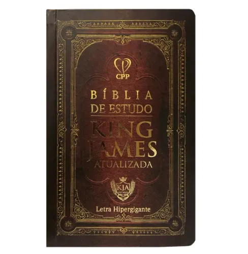 biblia de estudo king james vinho capa dura