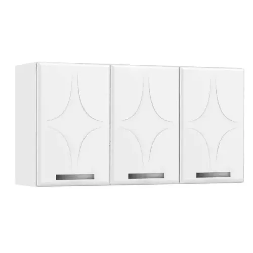 Armário Aéreo P/ Cozinha Aço Rubi 3 Portas -FAZEMOS ENTREGA!