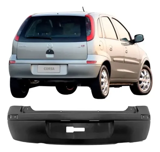 Parachoque Traseiro Corsa Hatch 2003 2004 2005 2006 2007 2008 2009 2010 2011 2012