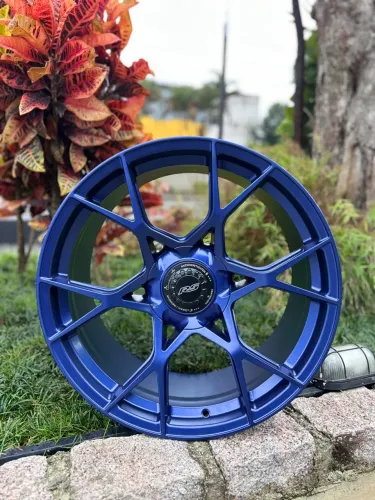 Jogo De Rodas Porsche GT4-RS P/ 718 Azul 5x130 - 20x8,5 e 20x10