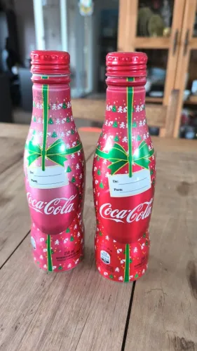 Mini garrafas de Coca-Cola de alumínio