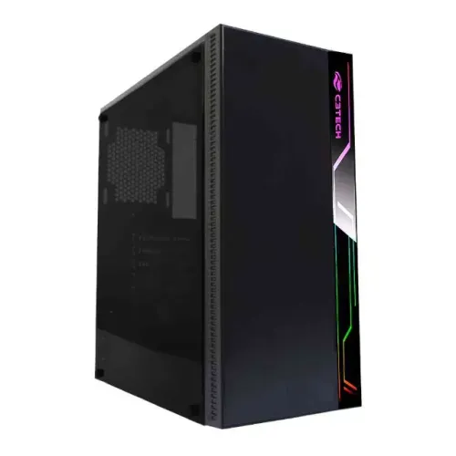Gabinete Gamer C3Tech MT-G400BK Com Led Rgb Frontal - ATX, Micro-ATX e Mini-ITX - WZetta