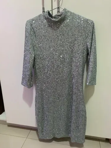 Vestido de festa paetê