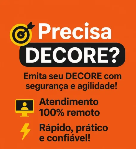 Precisa DECORE para comprovar sua renda?