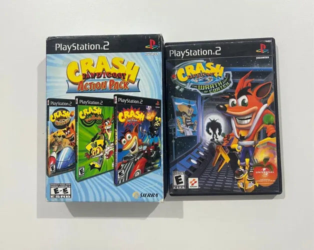 Crash coleção ps2 (4 jogos)