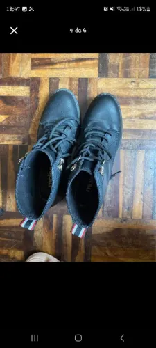 Bota preta moleca 34