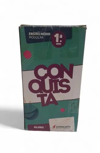 Livros didáticos editora conquista primeiro ano do E.M.