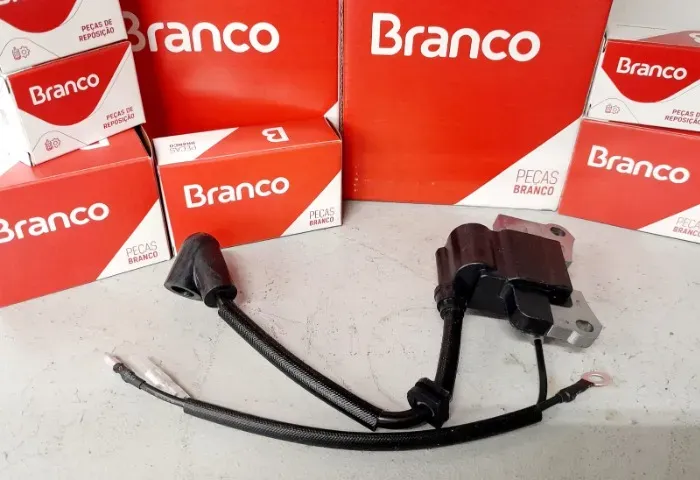 BOBINA DE IGNIÇÃO P/ ROÇADEIRA BR 220 ELITE BRANCO
