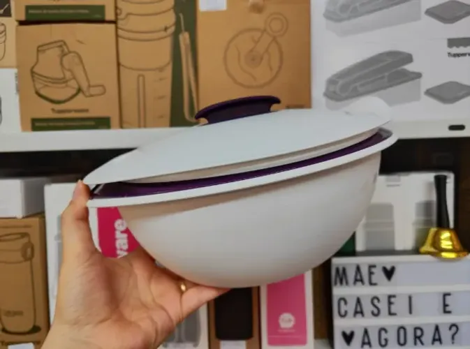 Tupperware Tigela Thermo 2,5 Litros Berinjela - Sem Colher - Sopeira Hermética