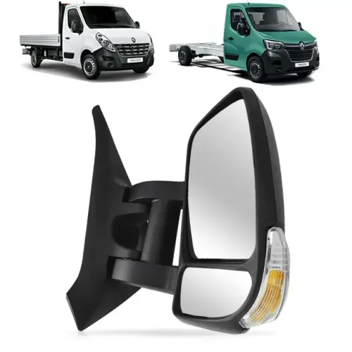 RETROVISOR ELÉTRICO MASTER 2014 A 2023 BRAÇO LONGO LADO DIREITO