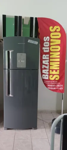 Geladeira Brastemp inox modelo BRM 50 frost free 450 litros !