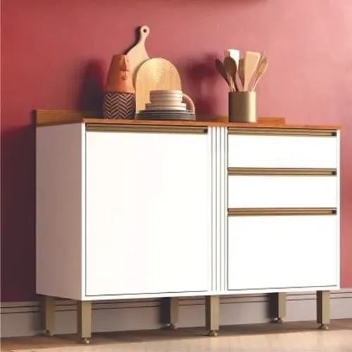 Balcão Pérola - Entrega/Montagem Grátis para Fortaleza