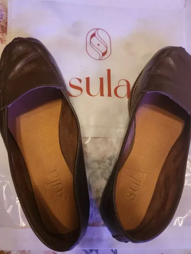 Sapato em couro legítimo Sula tamanho 38