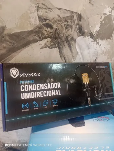 Microfone Condensador Unidirecional MYMAX P2