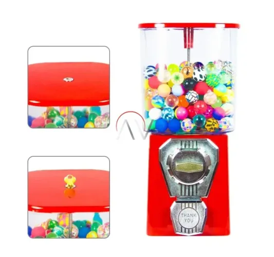 Máquina De Bolinha Pula Pula Chicletes Po89 Vending Machine