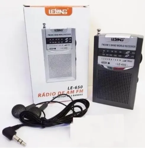 Rádio Portátil Lelong LE-650 Am/Fm