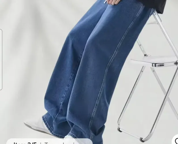   Dia dos Namorados  Calça Jeans- baggy