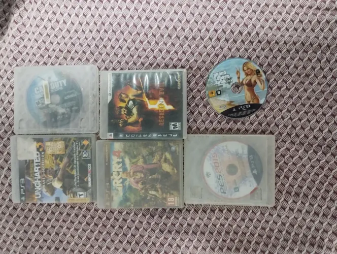 Jogos PS3 - Uncharted, Resident Evil, GTA, PES e Call of Duty partir de 30 reais 