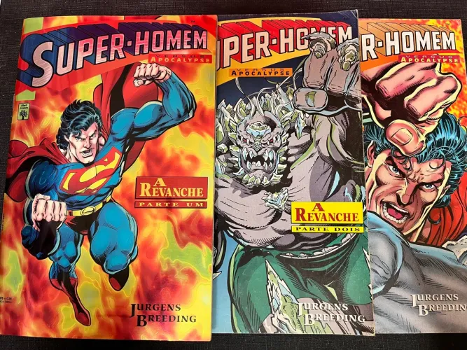 Super-homem a Revanche 3 Volumes Jurgens Breeding | 1995