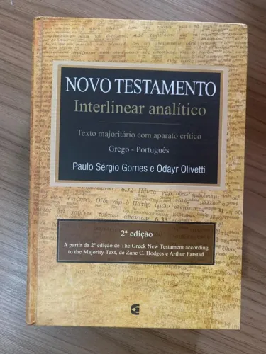 nova testamento interlinear analitico paulo sergio