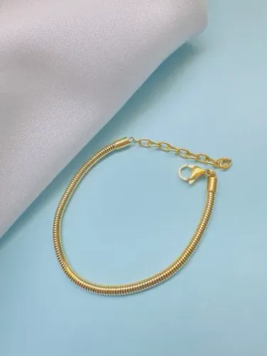 Pulseira para berloque 17+4cm em aço inoxidável