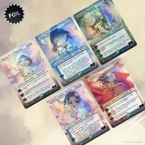 Magic Mtg Secret Lair Li'l'er Walkers: Traditional Foil Edition