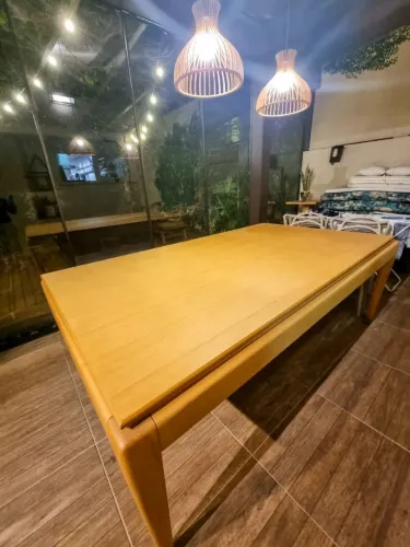 Vendo mesa de jantar/sinuca american billiards