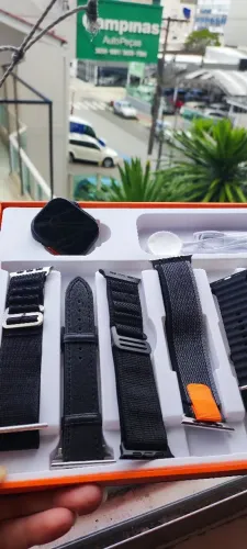 Kit de smartwatch ultra com 7 pulseira 