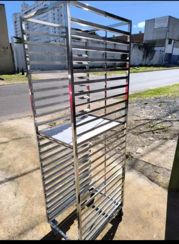 Expositor/Prateleira em Aço Inox para Comércio