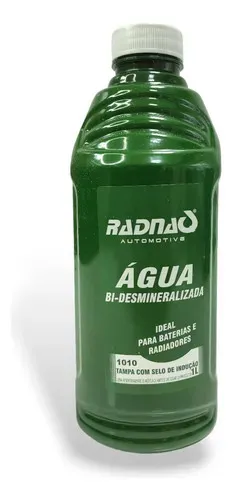 Água Bi-desmineralizada Radnaq 1 L Rq101012 Unidade