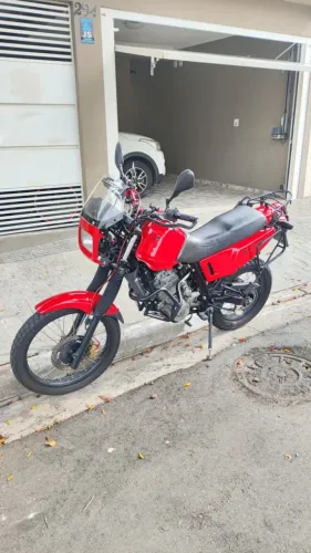 Honda NX 350 Sahara 1997 Vermelha - Muito Conservada e Equipada