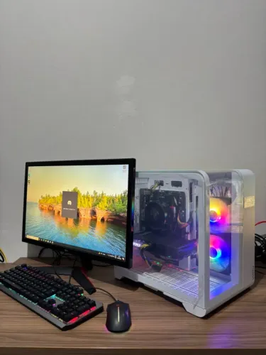 PC GAMER Completo Ryzen 5600GT + RTX 3060 12gb + Monitor LG 144hz