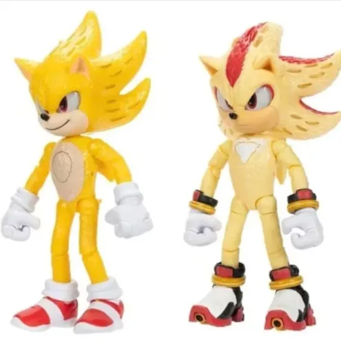 Super Sonic e Super Shadow - Jakks Sonic 3