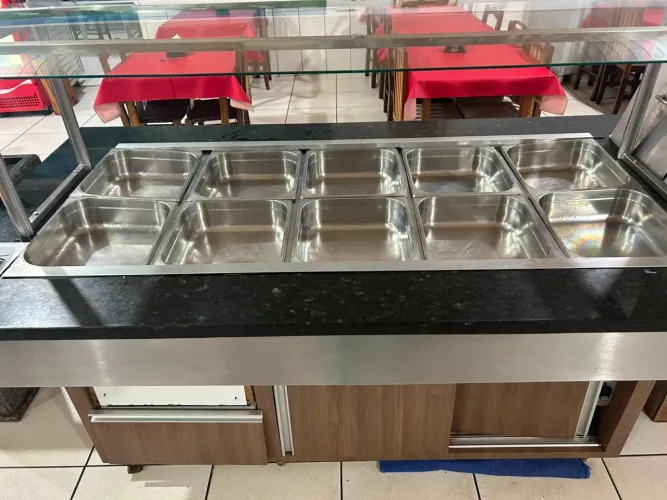 Buffet Comercial Quente e Gelado - Ótima Oportunidade