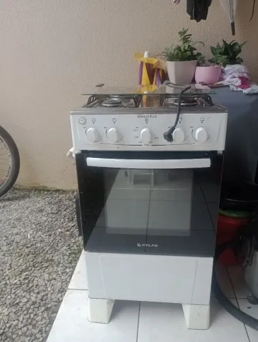 Fogão e box casal