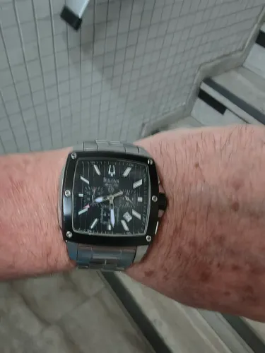 Relógio bulova marine star wb30882t novíssimo, lindo sem arranhões