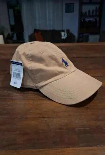 Boné Ajustável Polo Ralph Lauren Bege
