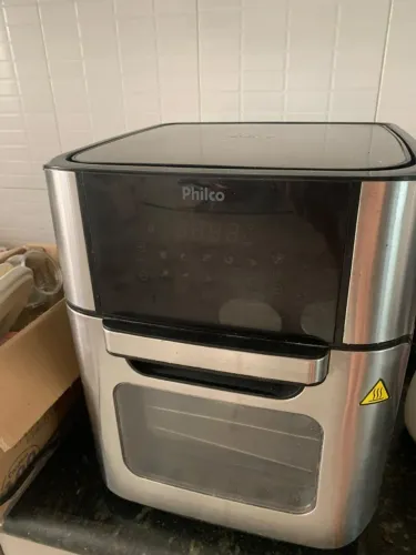 Fritadeira Elétrica Air Fryer Oven Philco 12L Inox - Excelente Estado