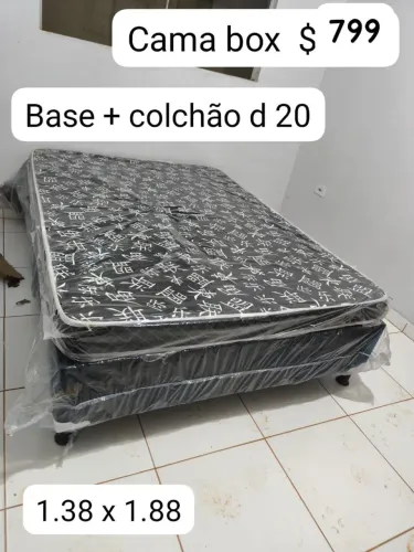 Cama box casal