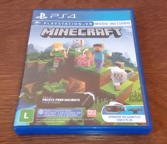 Jogo PS4 Minecraft Starter Collection Playstation VR Semi  Novo