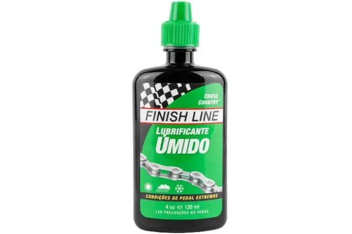 Lubrificante Óleo Finish Line Wet Umido 120ml Bicicleta