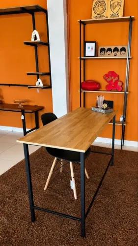 Mesa gamer/mesa de escritório industrial