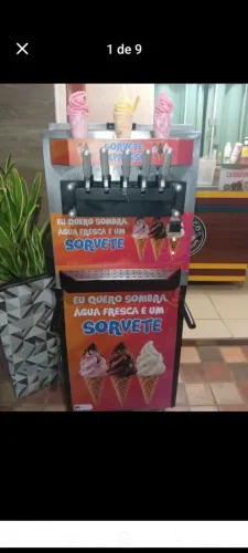 Máquina sorvete 5 sabores