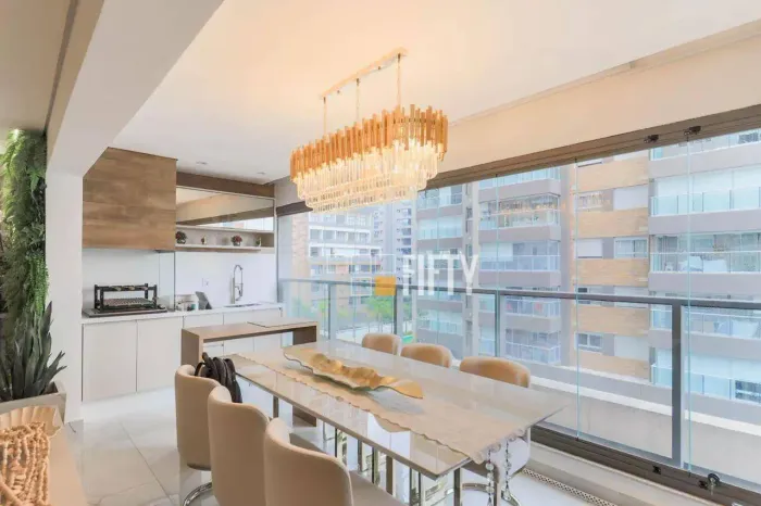 Apartamento com 2 dormitórios para alugar, 100 m² por R$ 12.325/mês - Brooklin - São Paulo