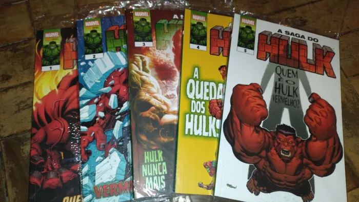 Lote - A saga do Hulk (5 edições)