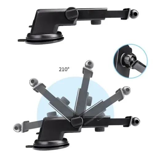 Suporte Veicular Magnético com Ventosa para Vidro
