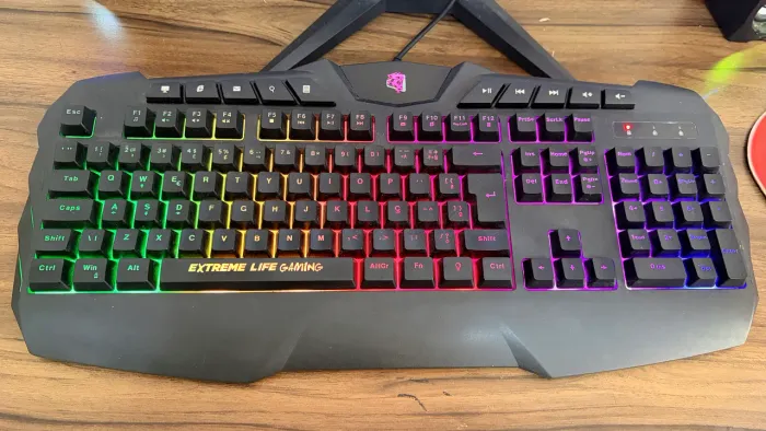 Teclado Gamer Semi-mecânico Extreme Gaming Life