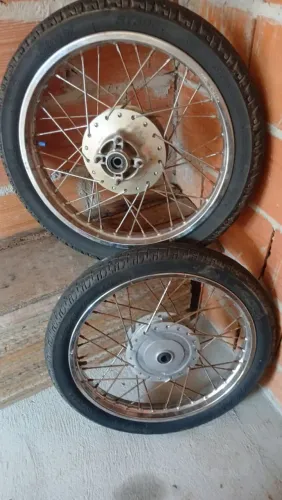 Aros dianteiro e traseiro cg 125