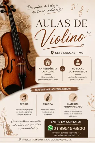 Aulas de violino partitucular