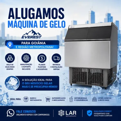 Aluguel Maquina de gelo
